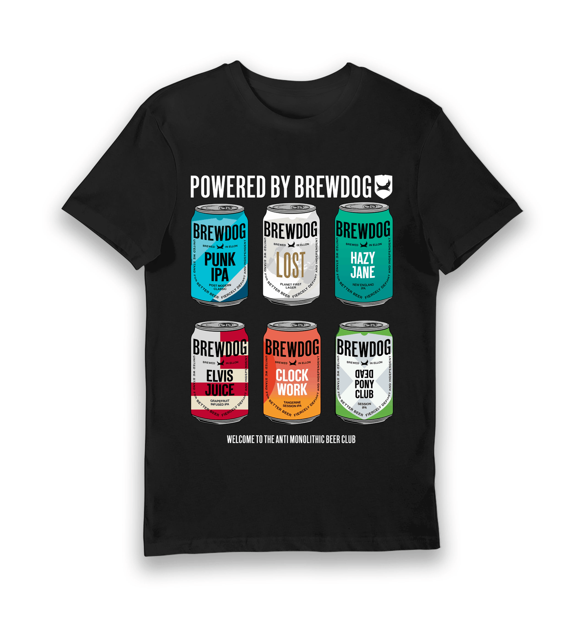 T-shirt adulte BrewDog 6 Cans