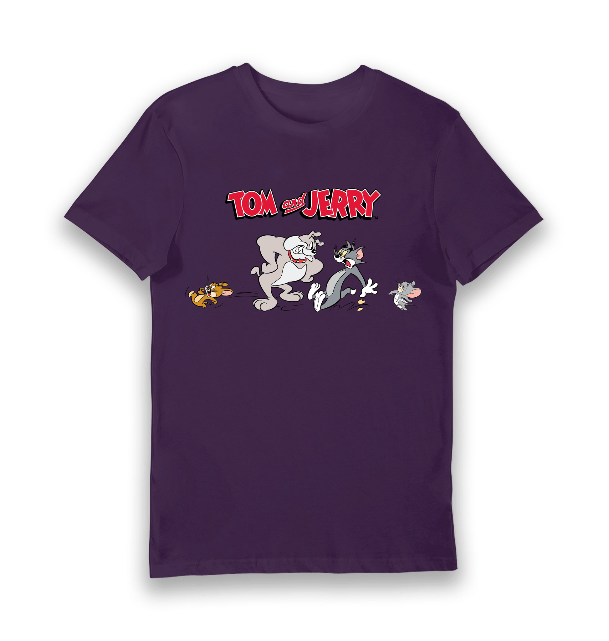 T-shirt adulte Tom et Jerry personnages