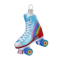 Ornement de Noël patins à roulettes en verre – 10 cm