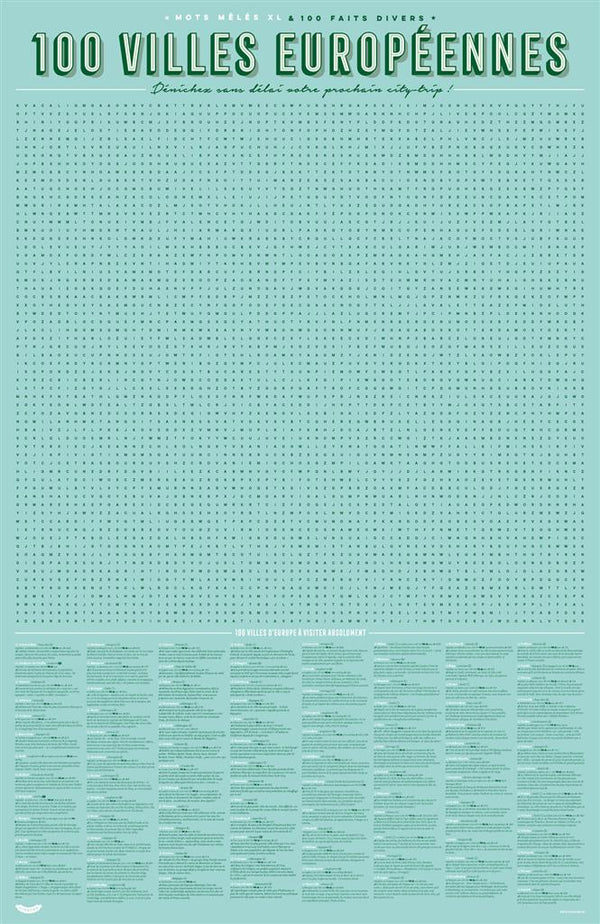 Affiche de Jeu XL - 100 Villes Européennes