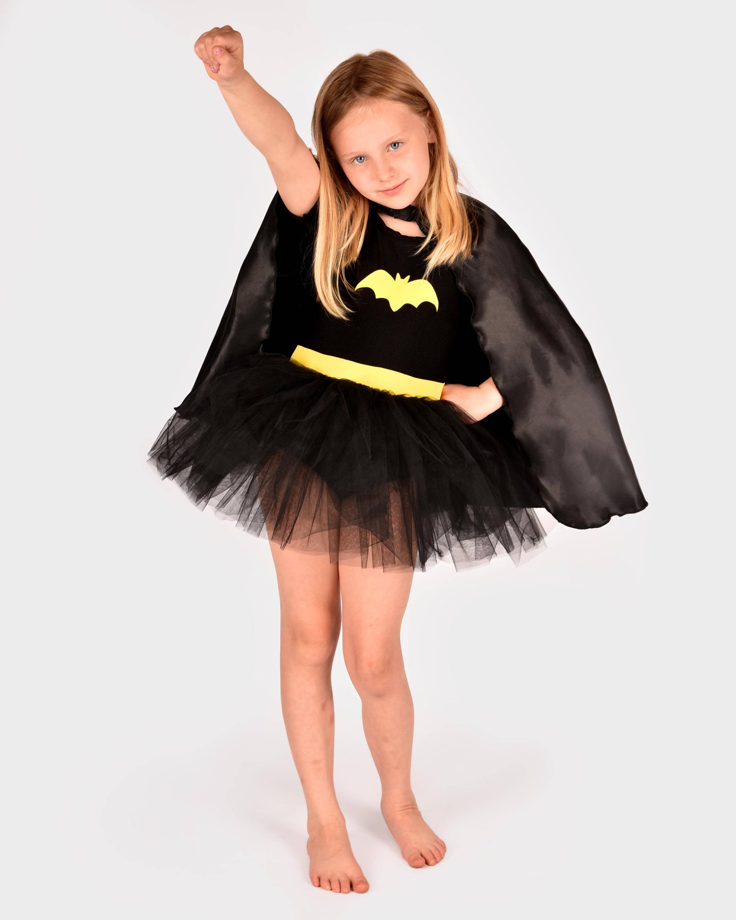 Batgirl Tutu Dress with Cape 110-116 cm 4-6 years