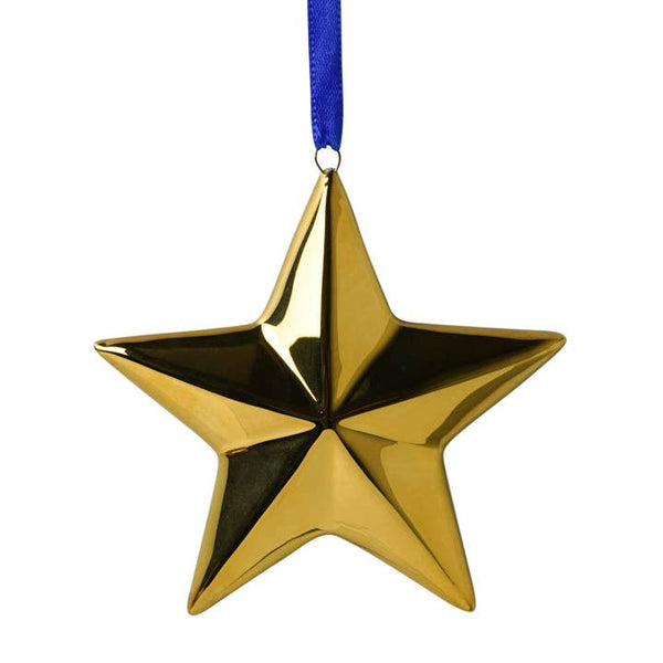 Decoração de Natal Estrela Dourada