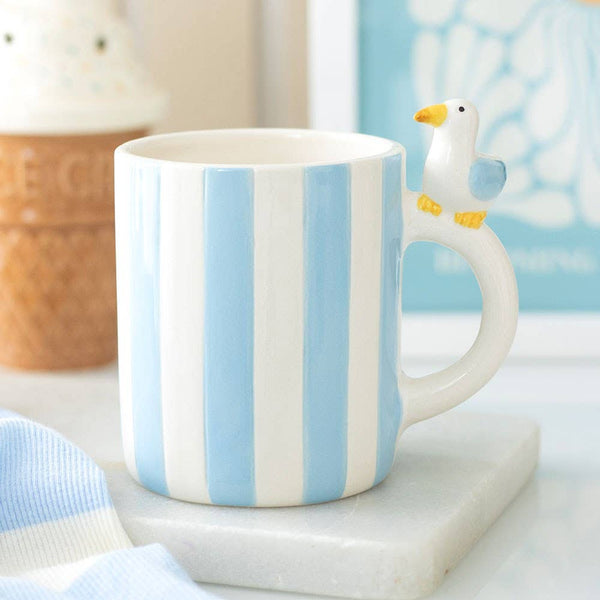 Taza de gaviota rayada