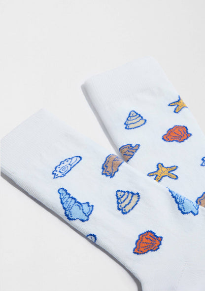BeOcean White - 100% Organic Cotton Socks