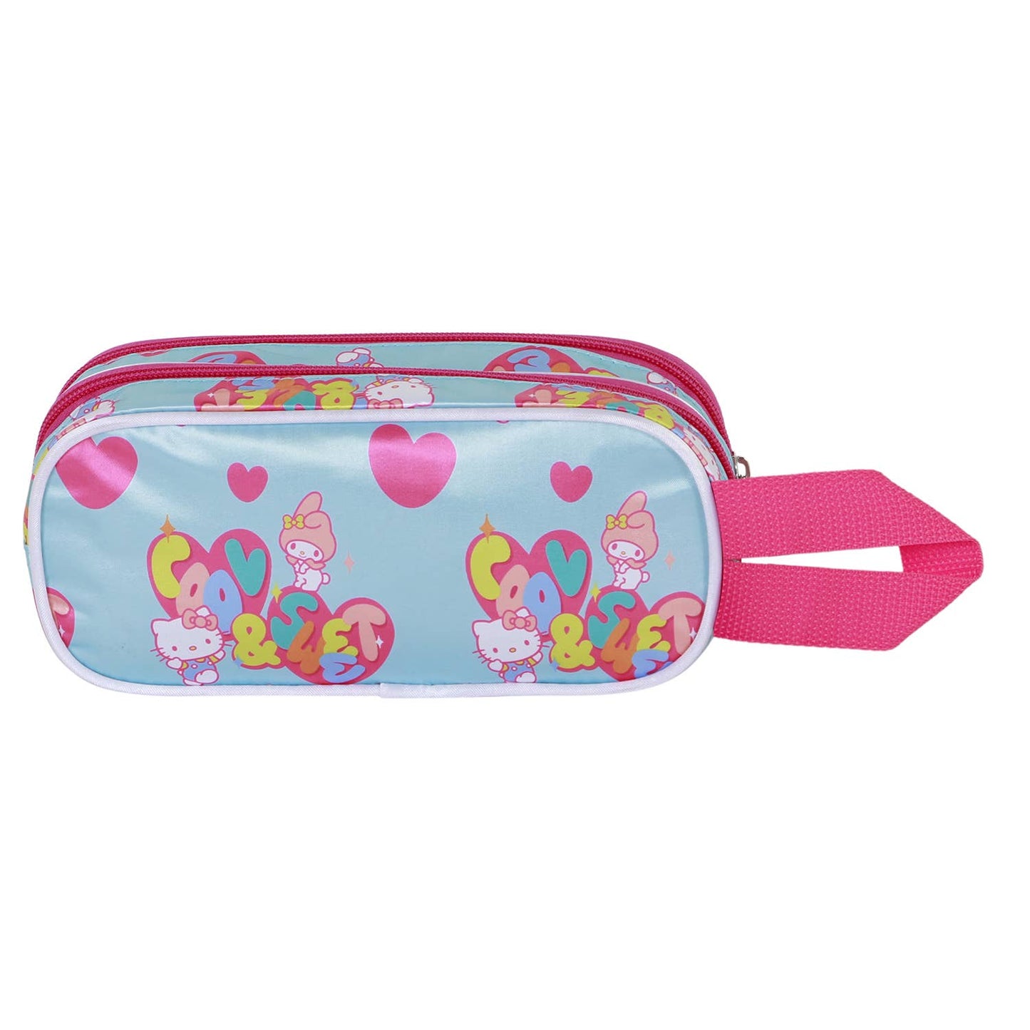 Estuche doble para lápices 3D de Sanrio Hello Kitty Friendship