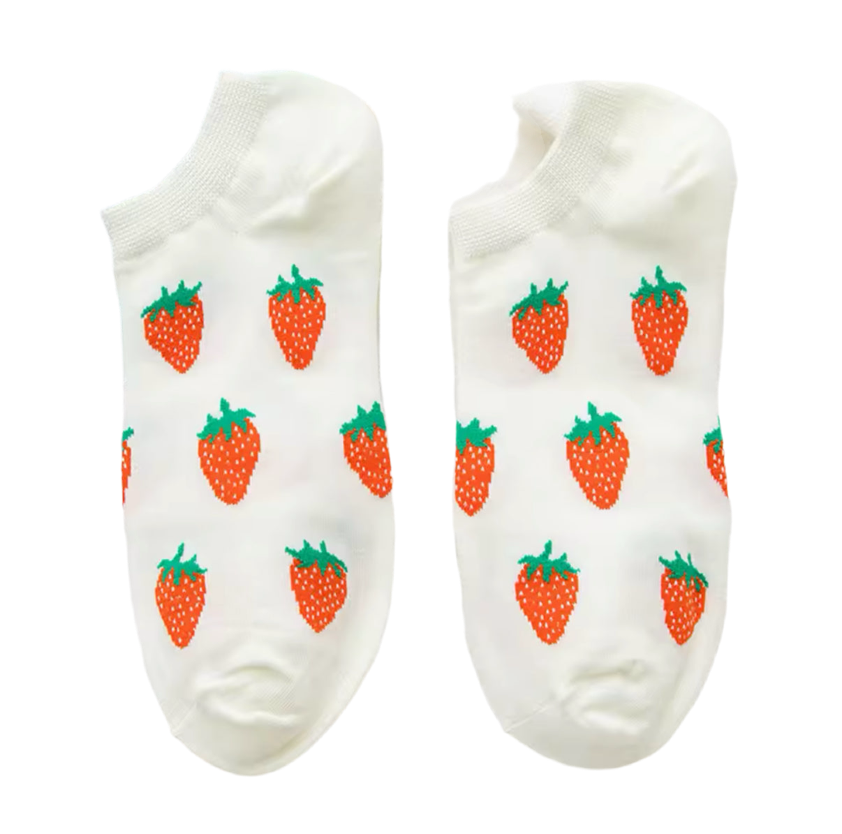 chaussettes courtes fraises