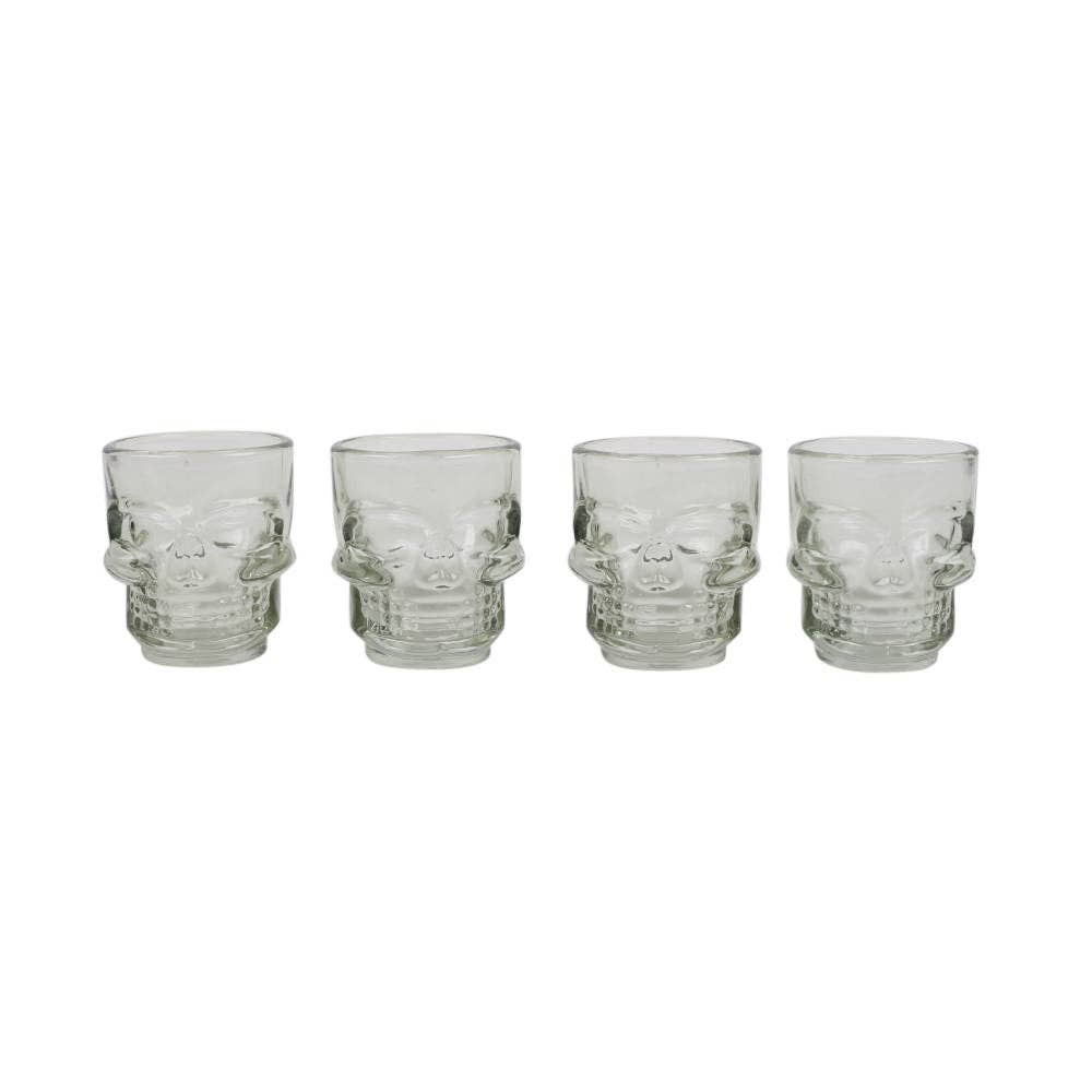 Ensemble de 4 Verres Skull Shot