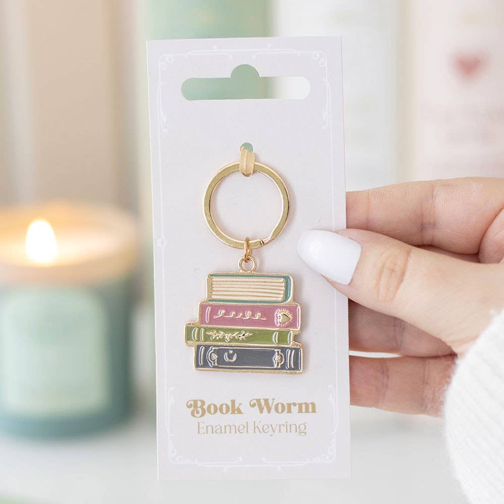 Porte-clés Livres 'Book Worm'