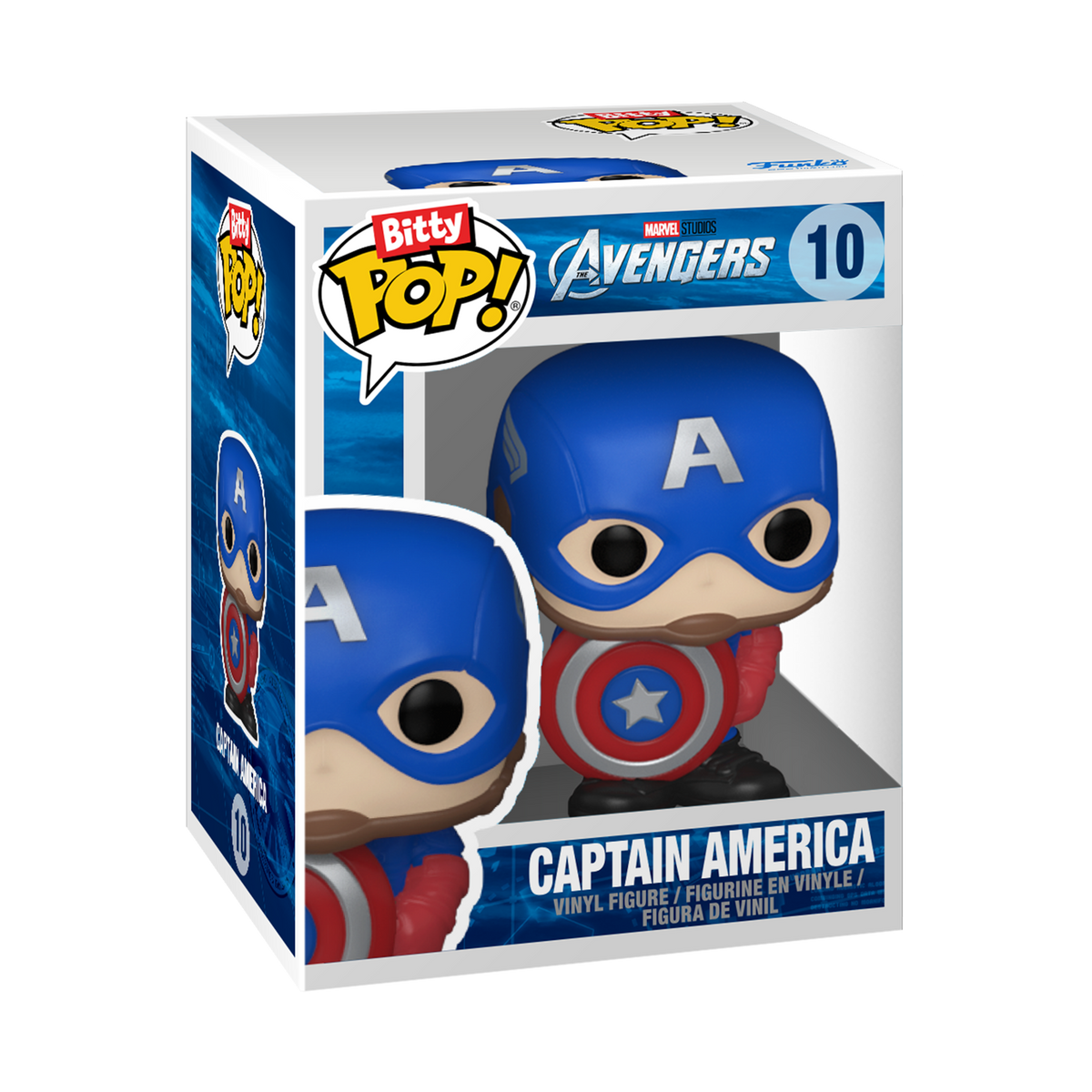 Bitty Pop! Captain America & Hulk 2-Pack – Captain America officiel Funko