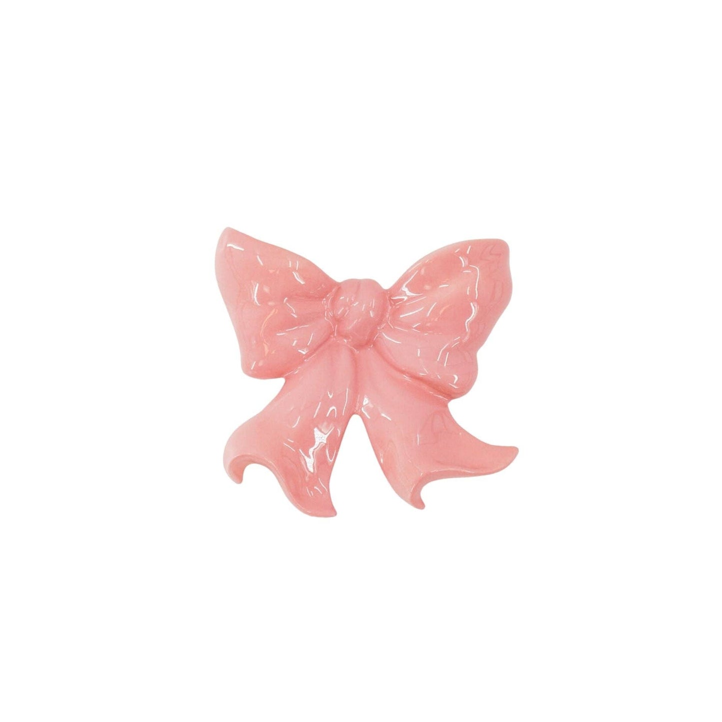 Wandvaas - Boogvormige wandvaas - Keramiek - Roze - 19x18,5x5,5 cm