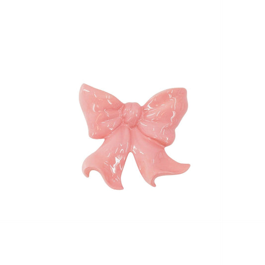 Wandvaas - Boogvormige wandvaas - Keramiek - Roze - 19x18,5x5,5 cm