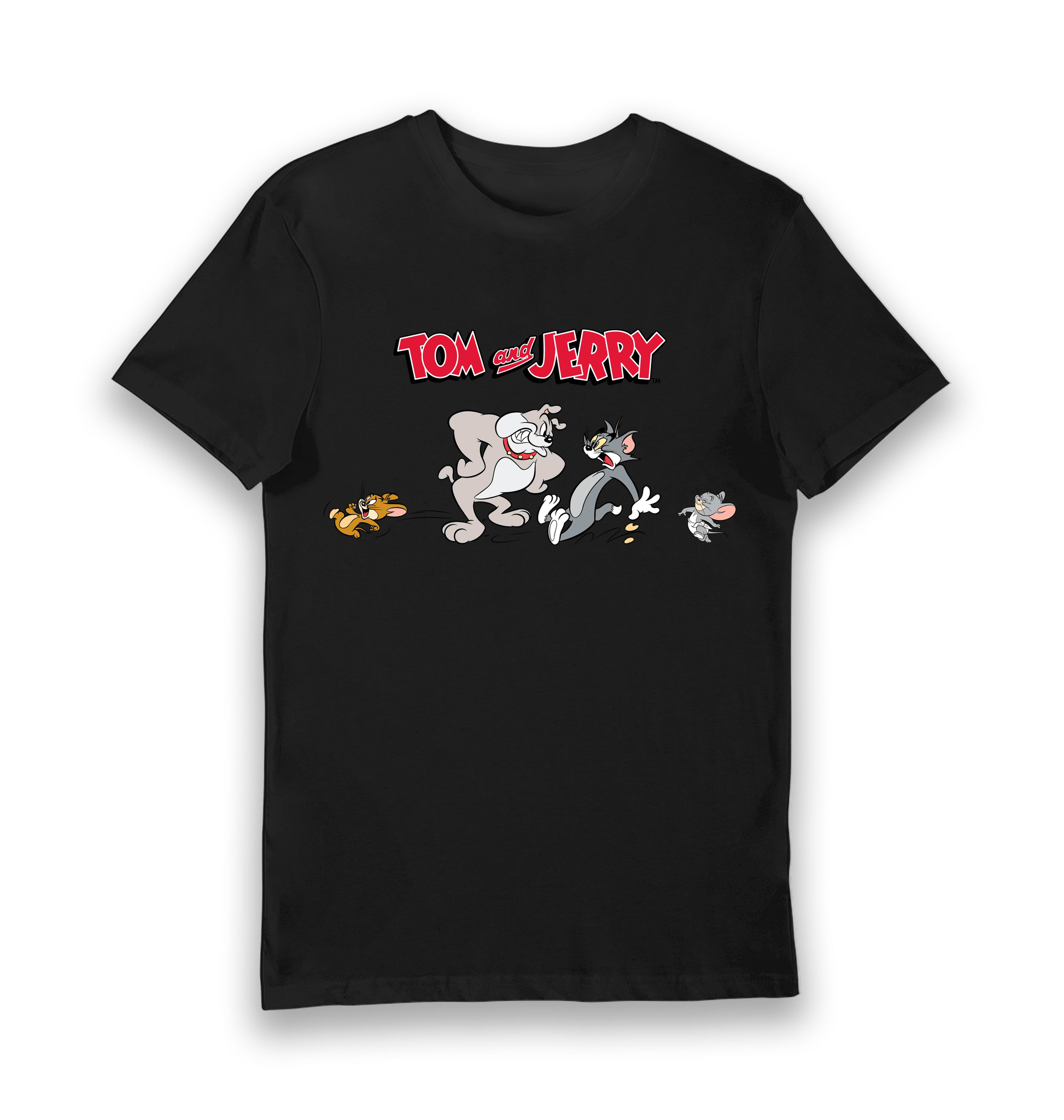 T-shirt adulte Tom et Jerry personnages