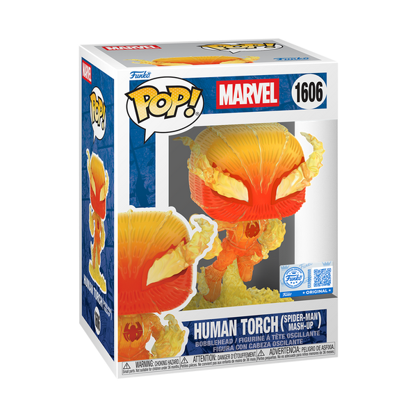 Pop! Human Torch (Spider-Man Mash-Up) #1606 - boîte