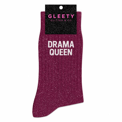 Chaussettes à Paillettes Drama Queen Violet