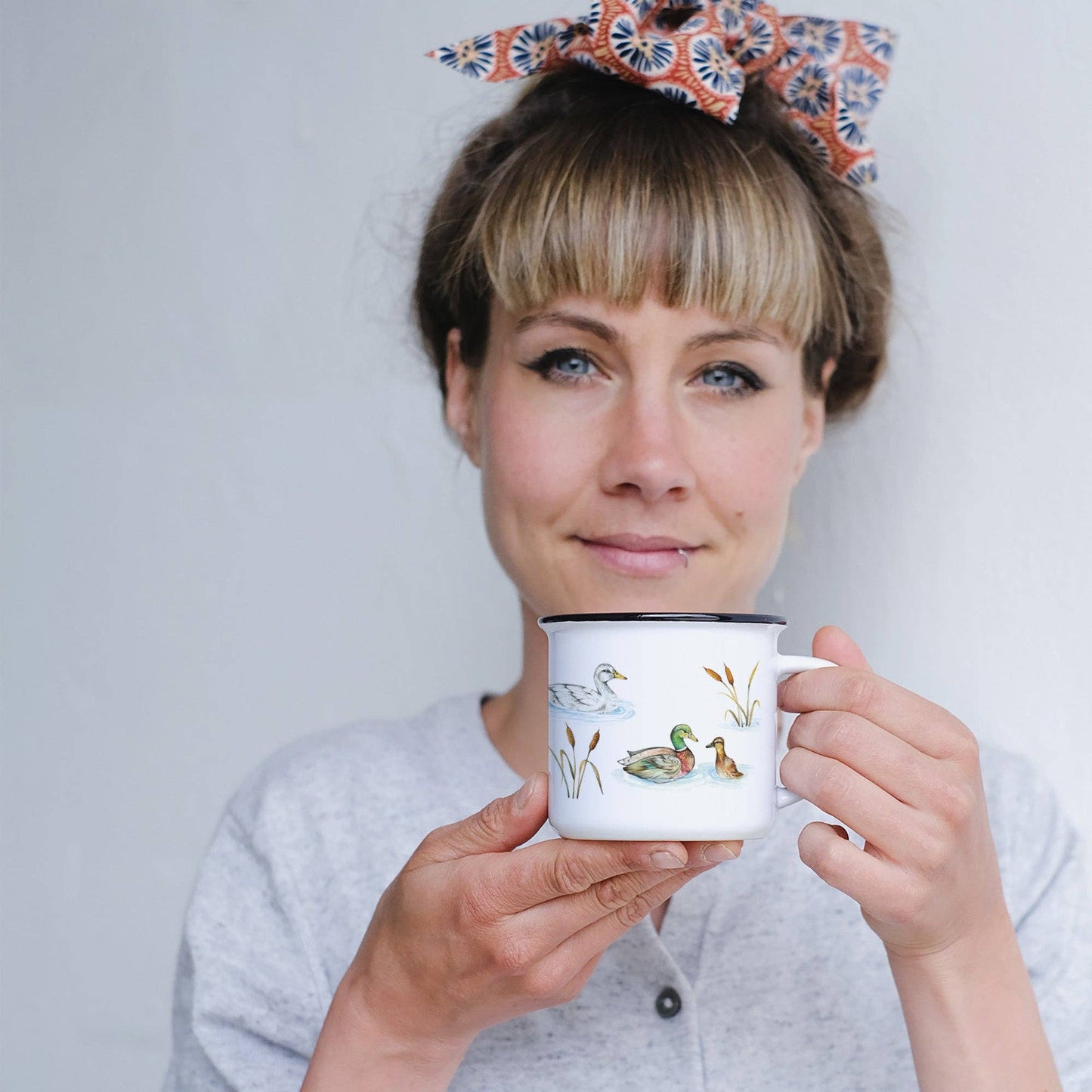 Mug en céramique - Étang aux canards