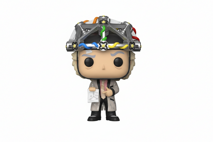 Doc Brown com capacete