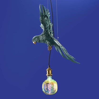 Plafonnier Perroquet Turquoise