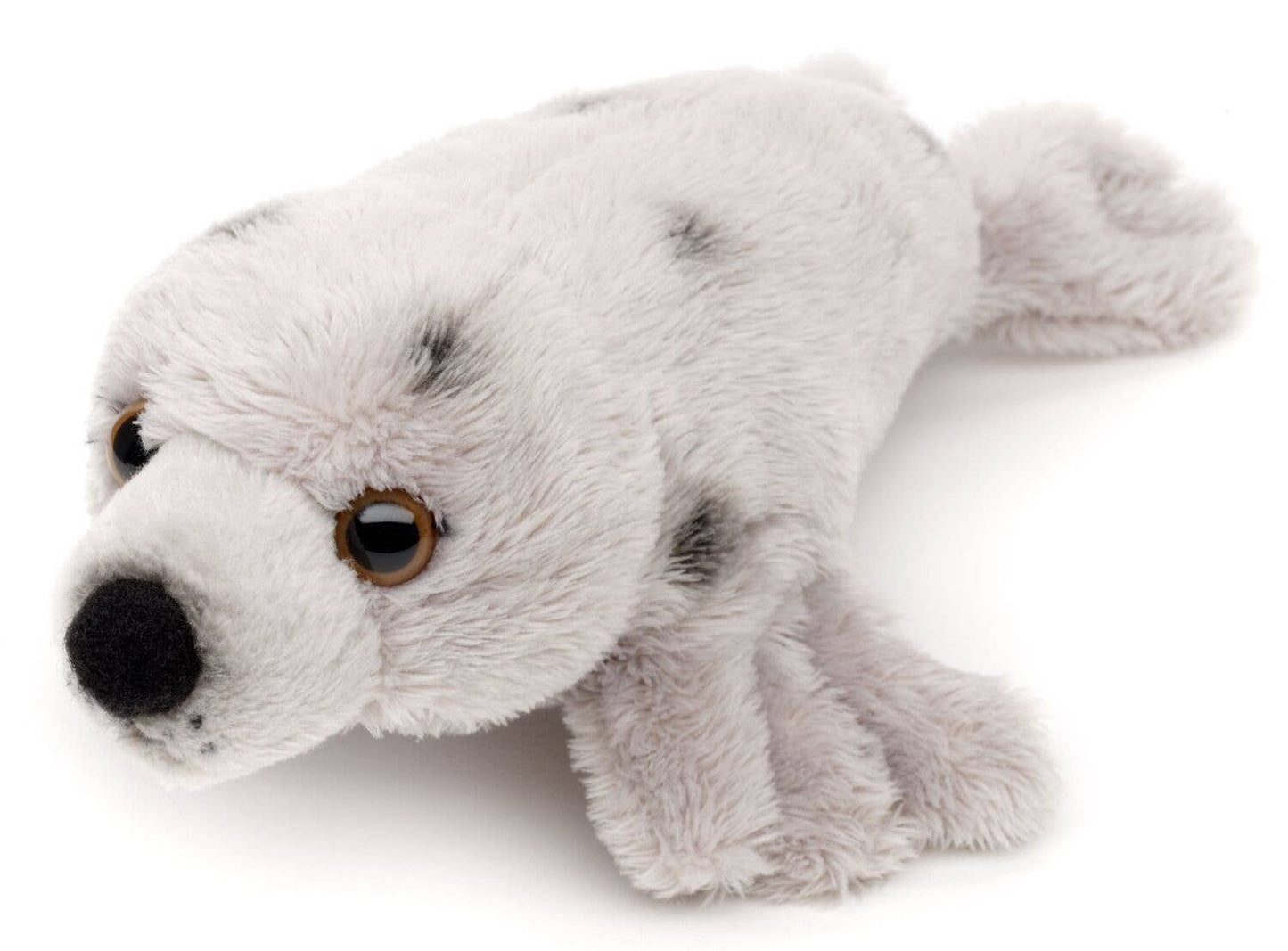 Peluche de foca (gris con lunares)