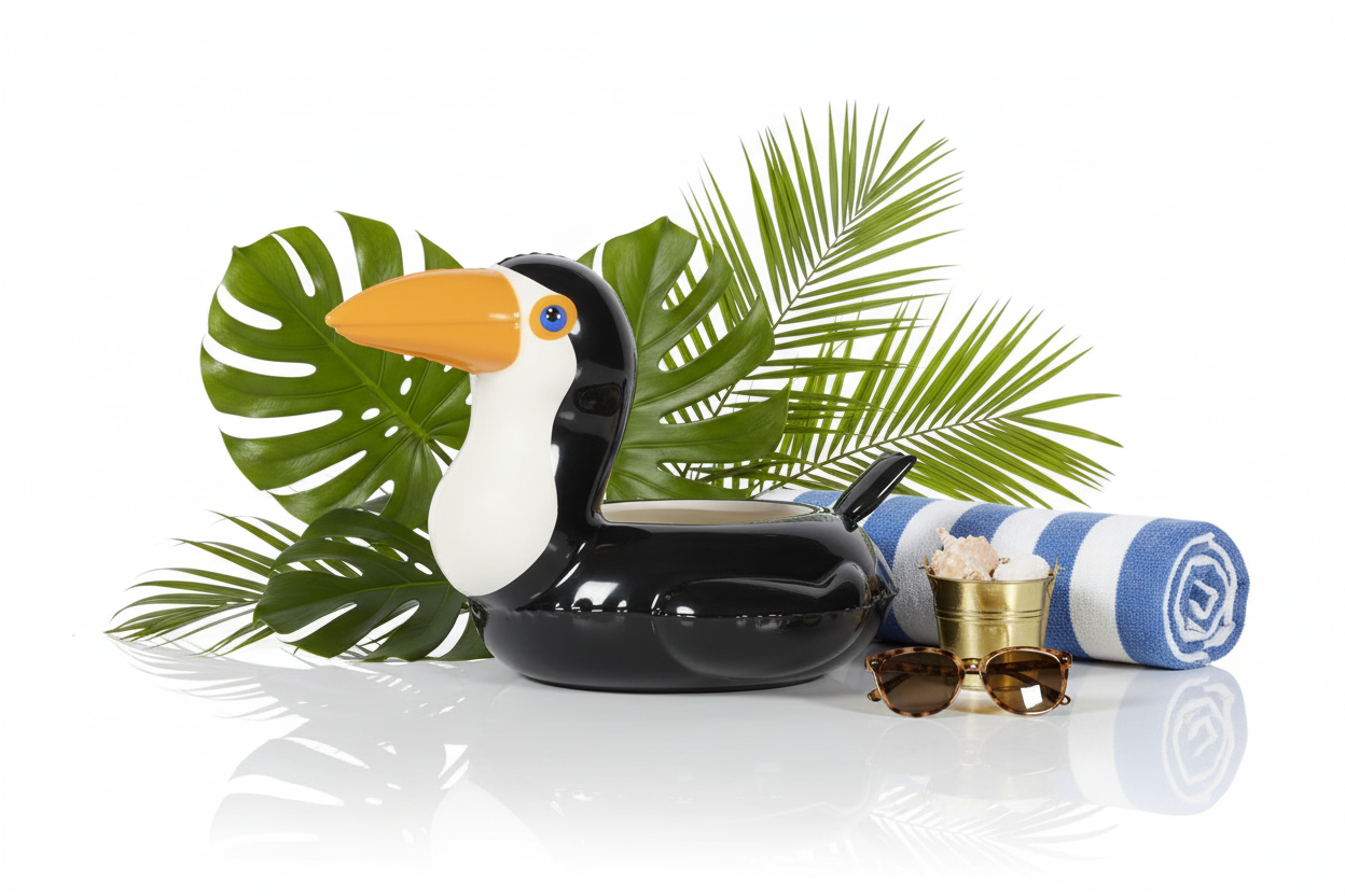 Maceta flotante para tucán