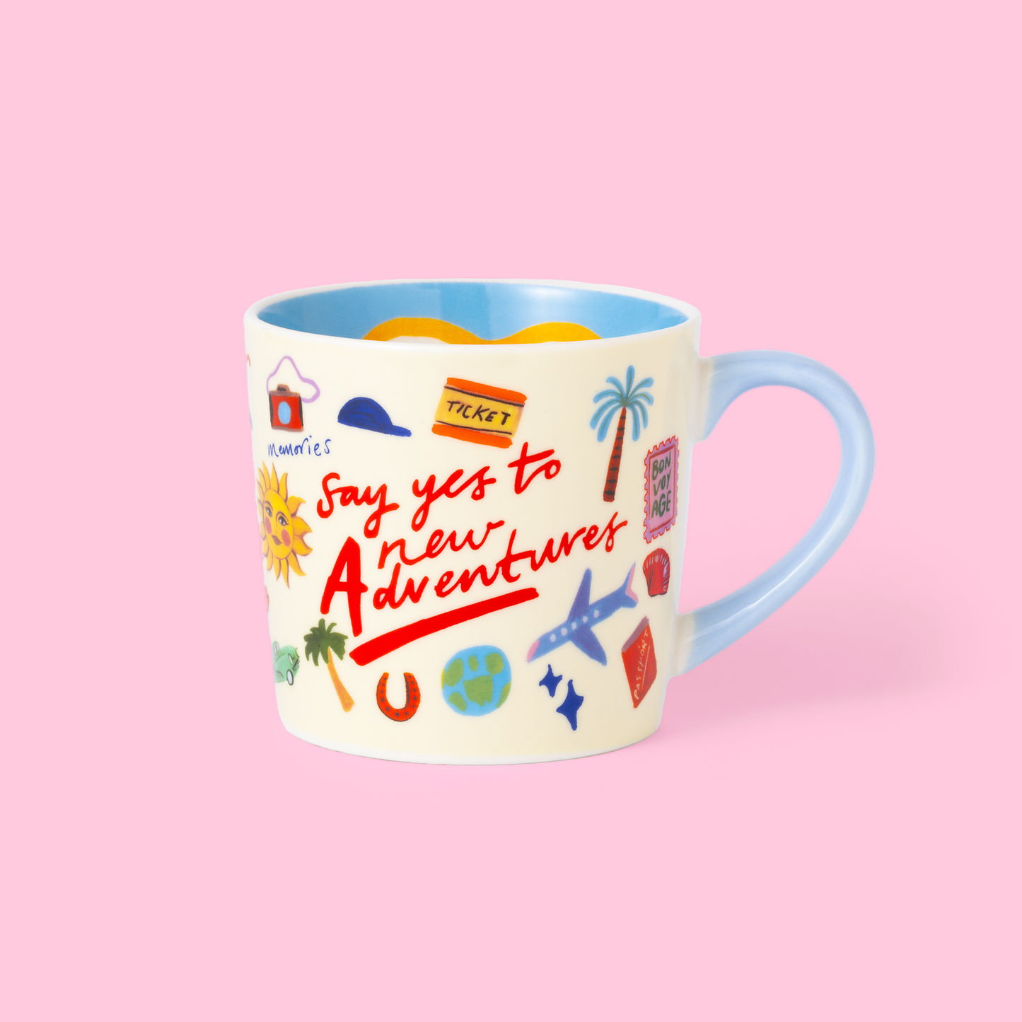 Adventures Mug “Say yes to new Adventures!” »