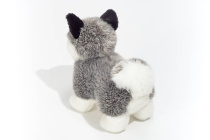 Peluche de husky de pie