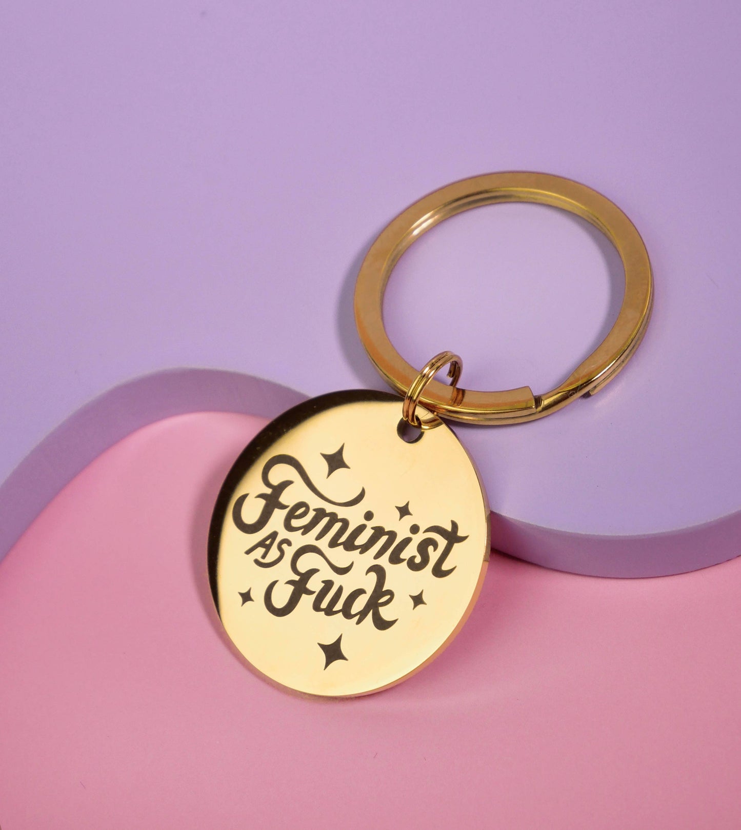 Feminist As Fuck Keychain