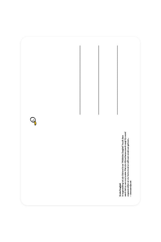 Postal con Big Sawbill