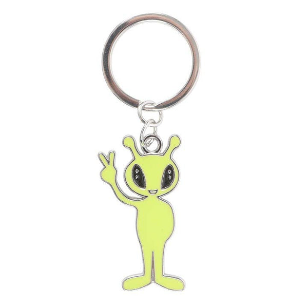 Llavero alienígena fosforescente