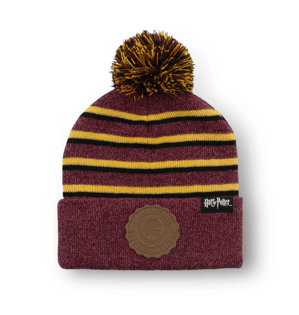 Bonnet à pompon rayé Harry Potter Gryffondor