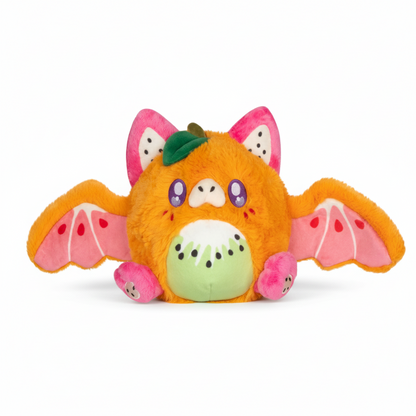 Mini morcego de peluche macio e frutado