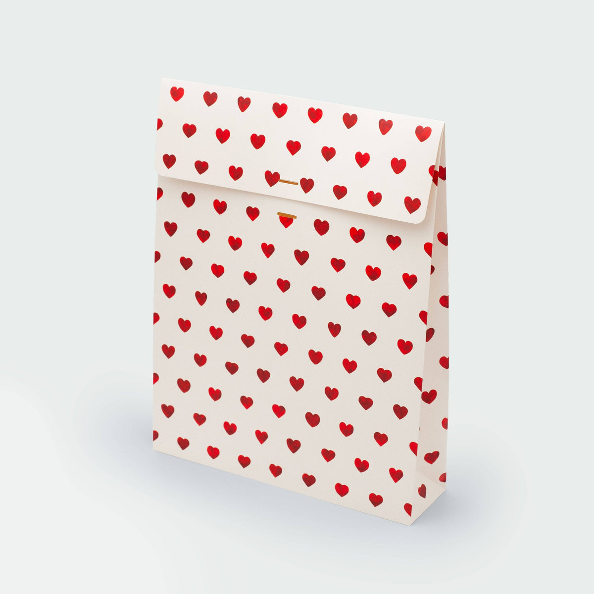 Coeurs rouges - Sac cadeau