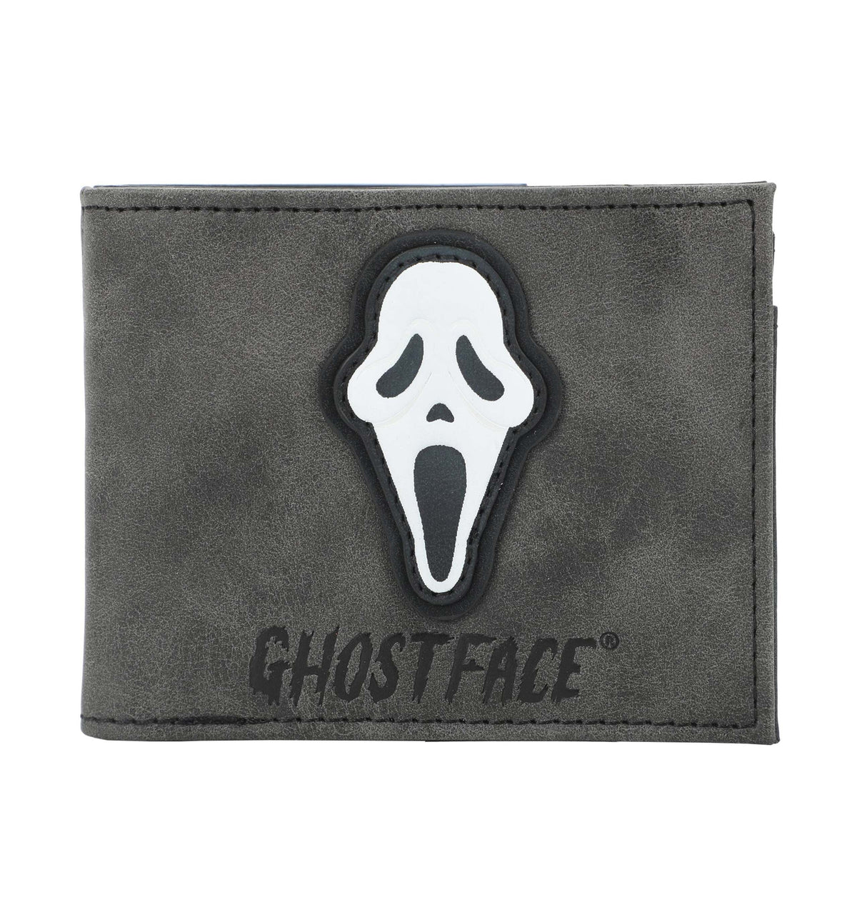 Portefeuille deux volets Ghost Face avec logo