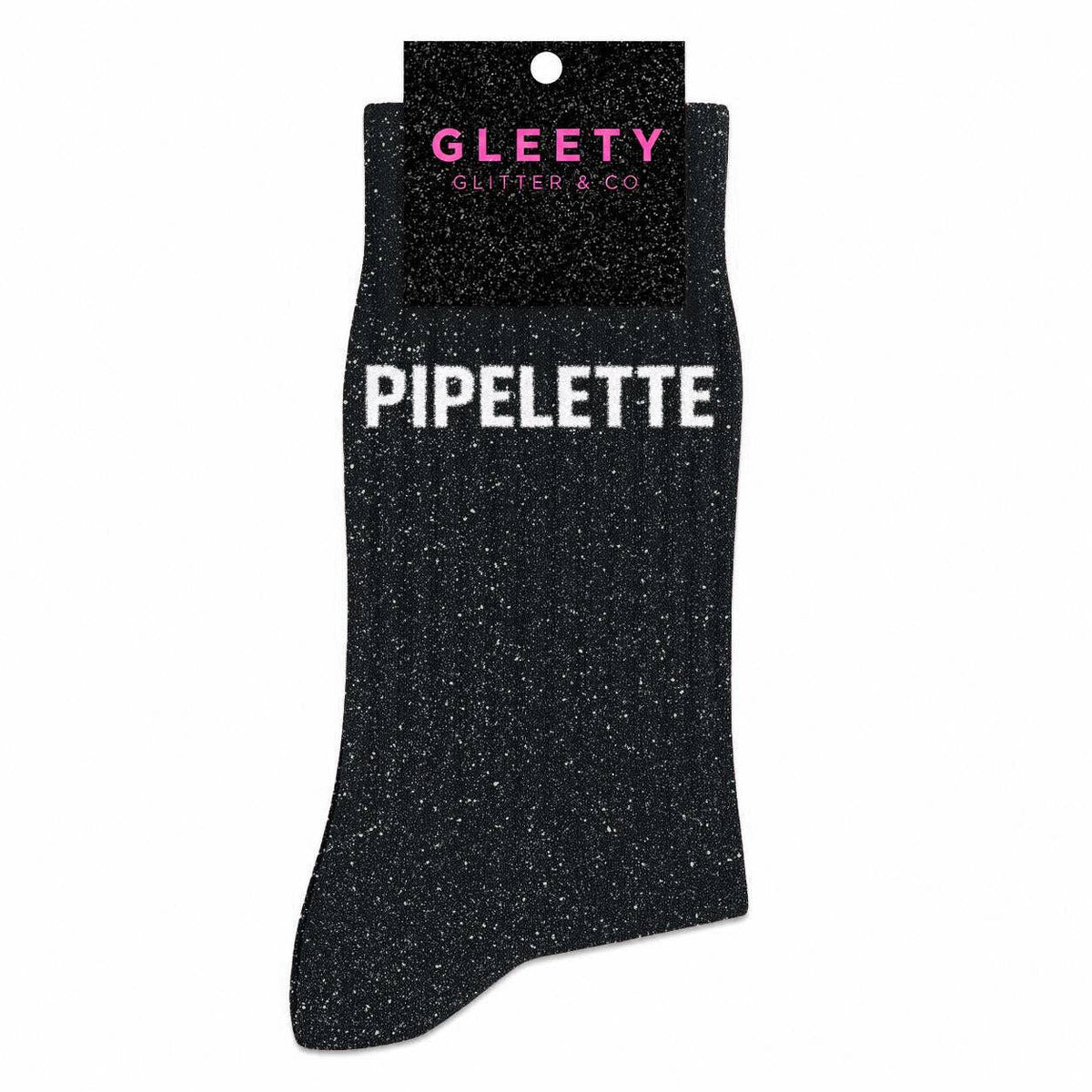 Chaussettes à Paillettes Pipelette Noir