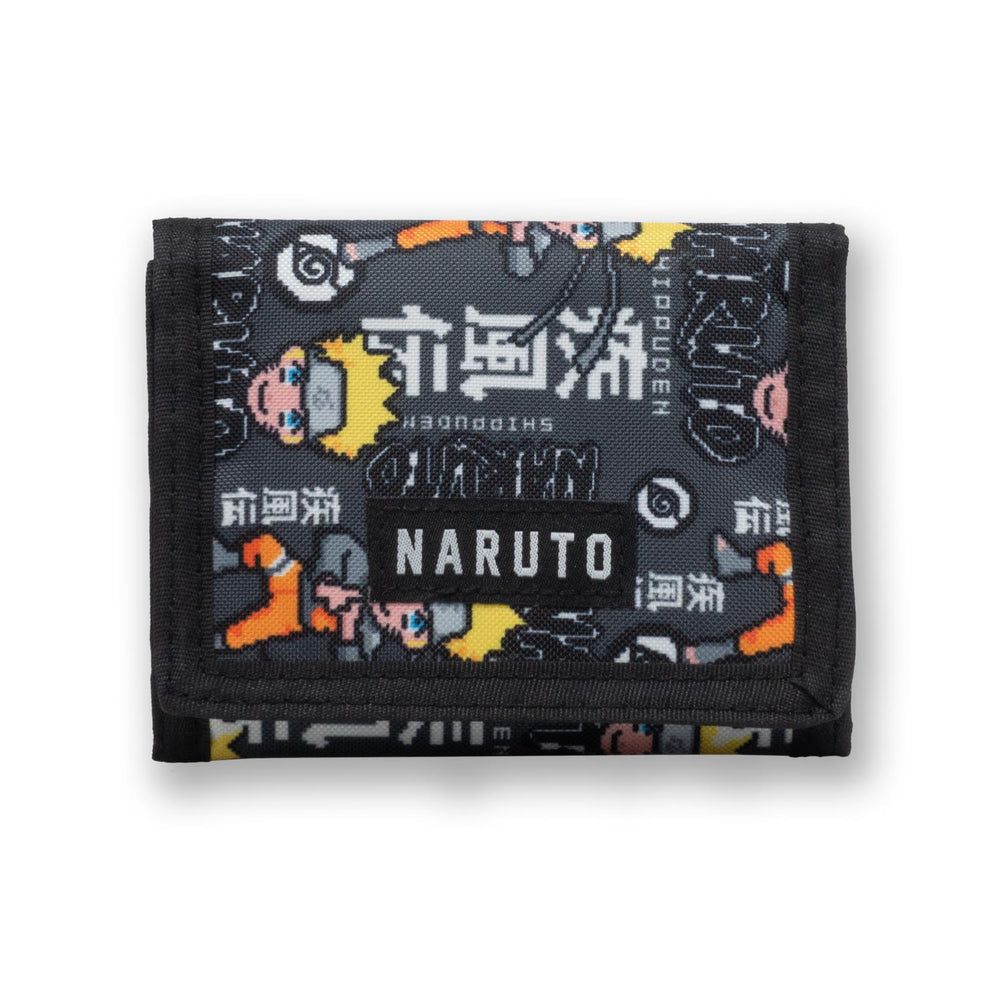 Portefeuille Naruto Anime en nylon à trois volets