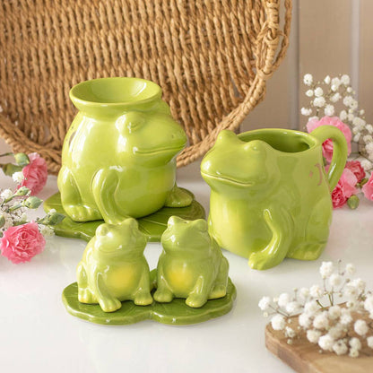 Sel et poivre Grenouille sur Nénuphar