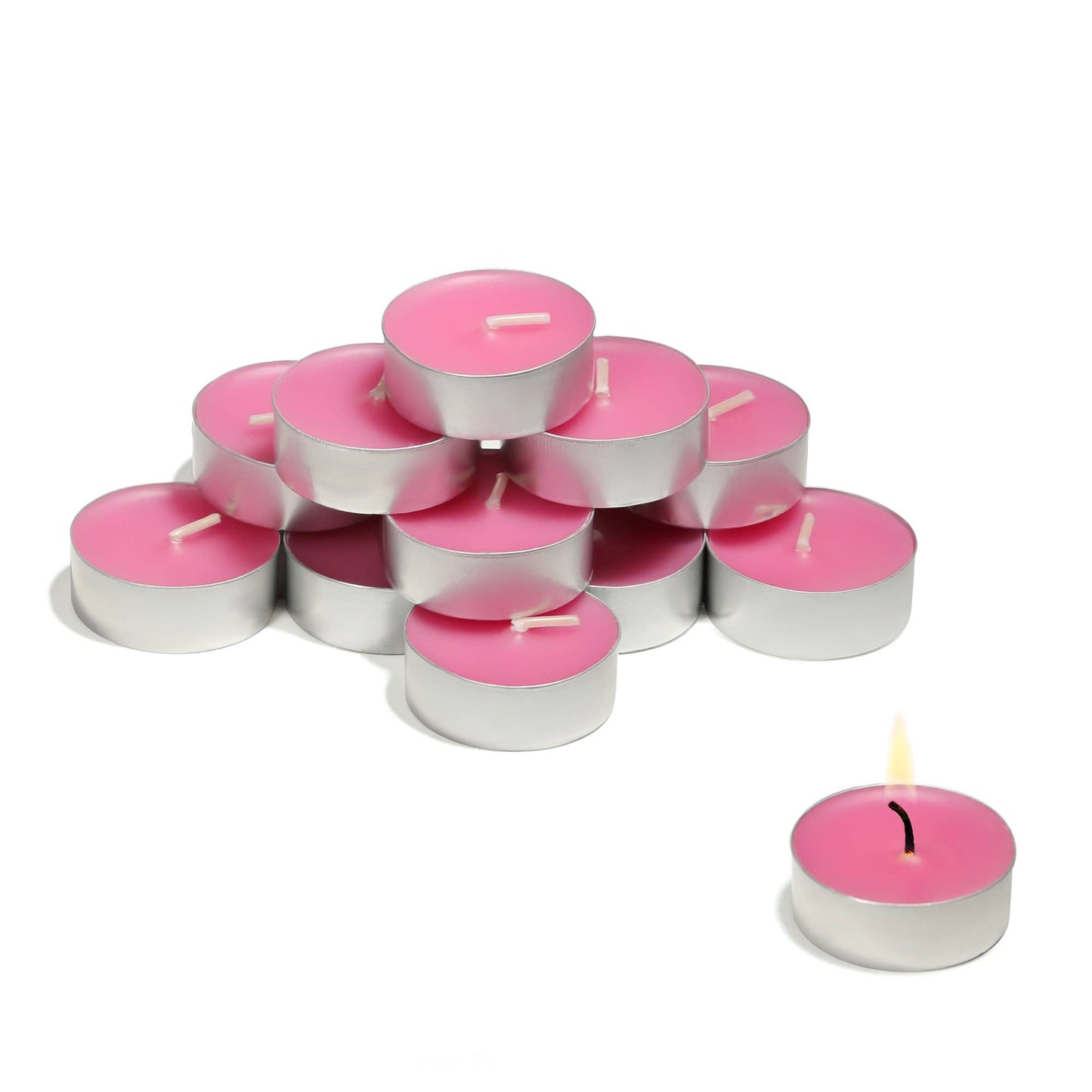 Hello Kitty pink tealight candles, pack of 50, Dream City scent