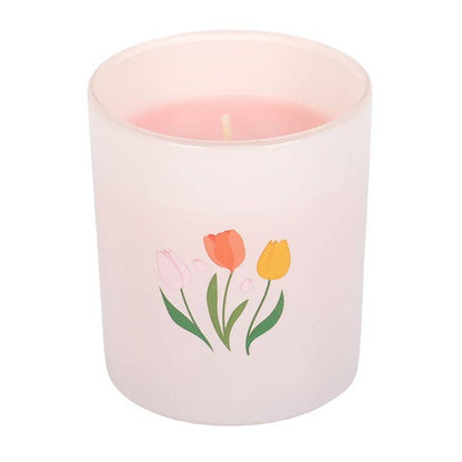 Bougie de fête des mères Tulipes