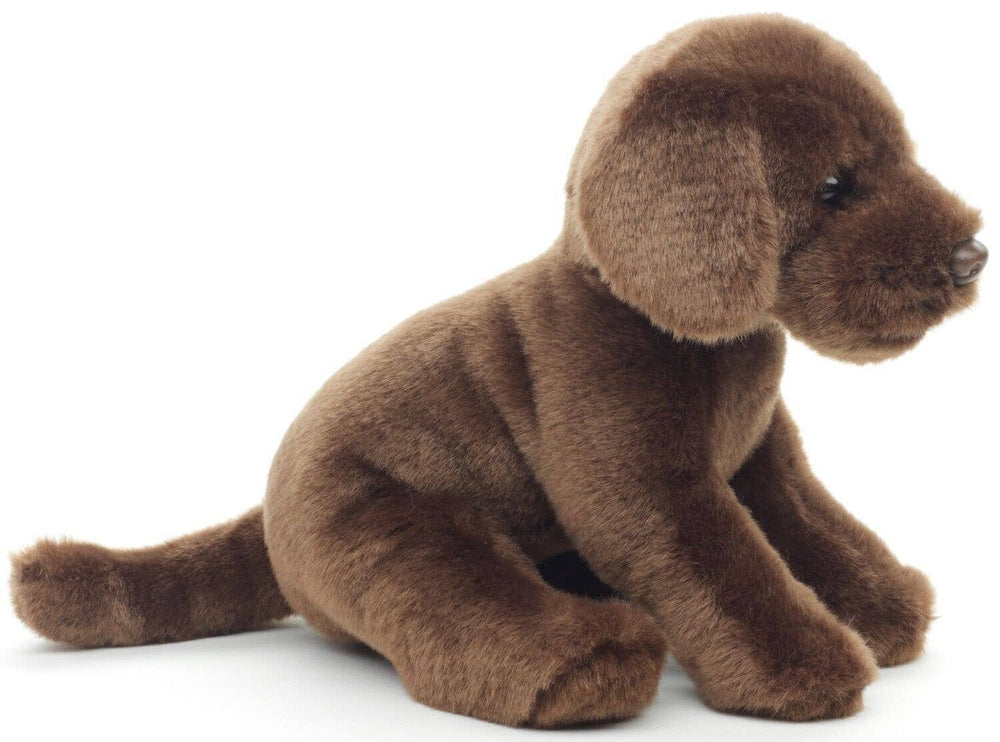 Brown labrador puppy plush toy