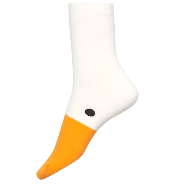 Calcetines de pato blanco