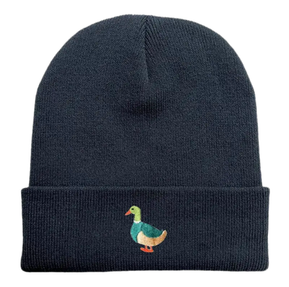 Bonnet Canard Colvert Brodé