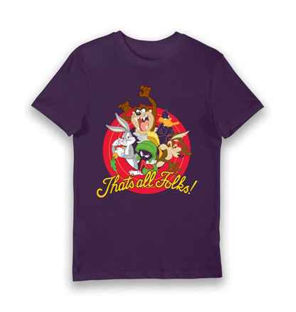 T-shirt adulte Looney Tunes That's All Folks personnages