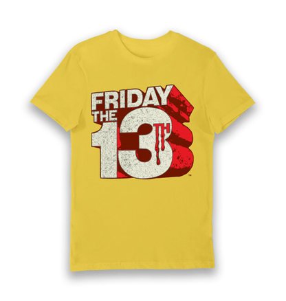T-shirt adulte Friday the 13th logo géant