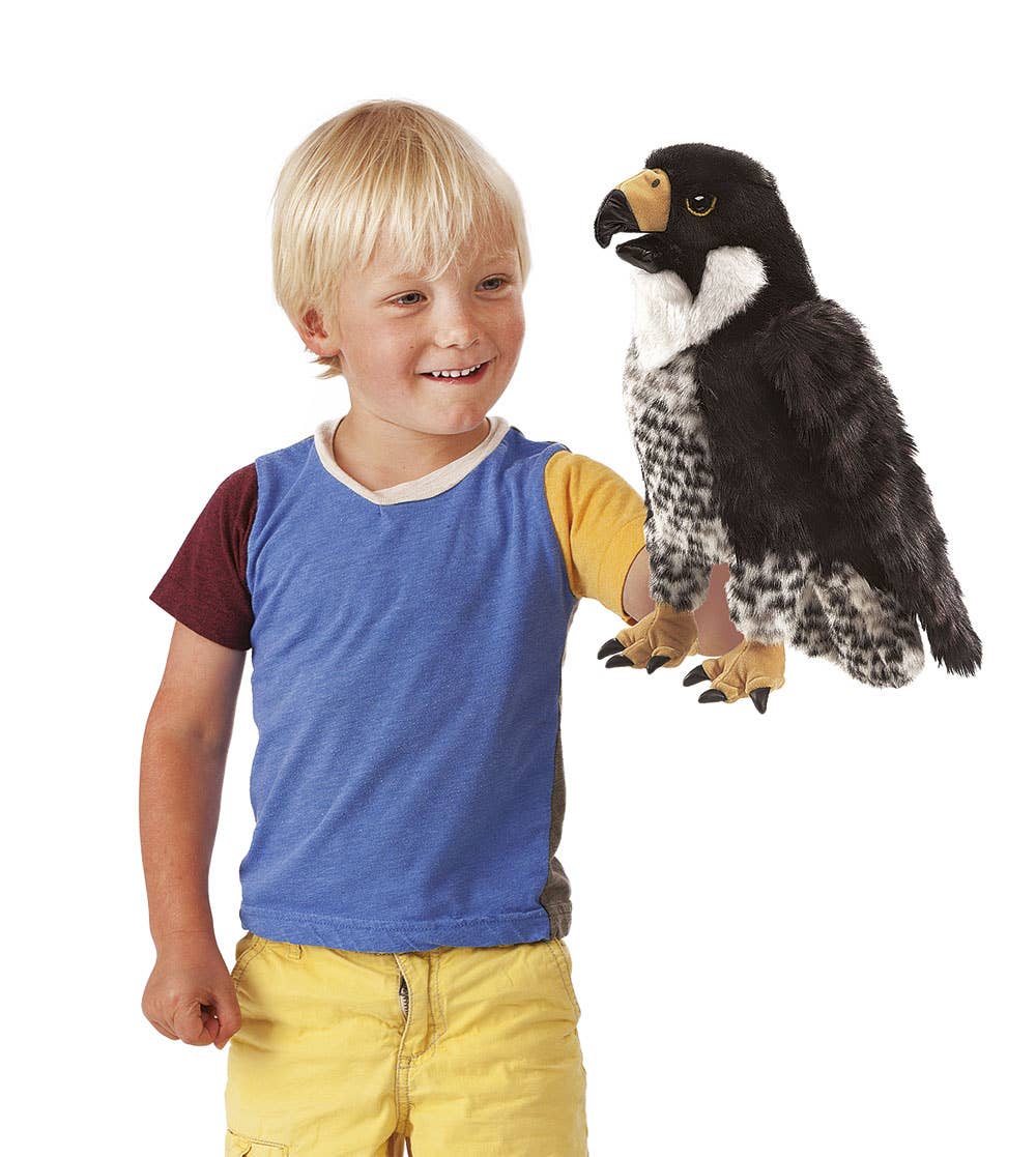 Marionnette à main Faucon pèlerin 3055/ Faucon pèlerin Folkmanis réaliste