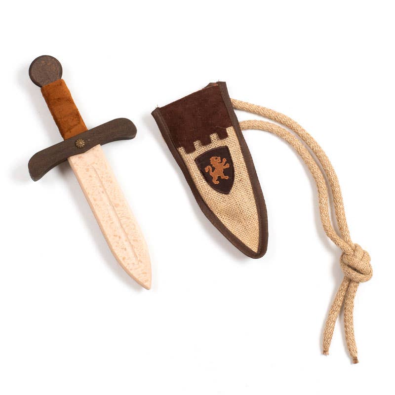 Dague Rustik Nature + Fourreau en jute
