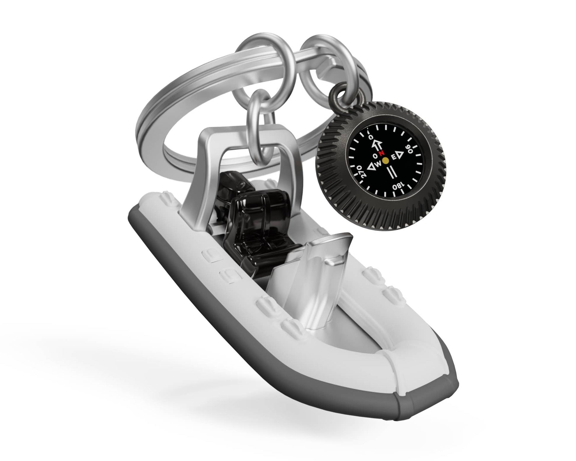 porte cles bateau semi rigide metalmorphose