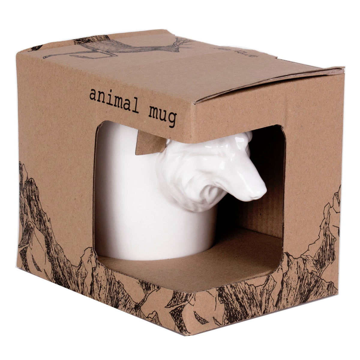 Caneca Cabeça de Lobo