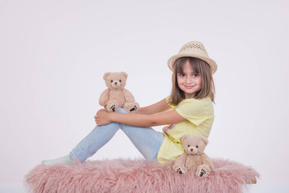 Oso de peluche beige
