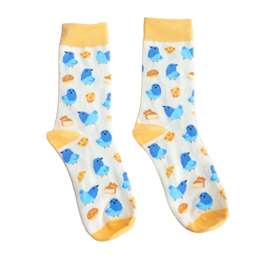 Chaussettes Pigeons et Pâtisseries