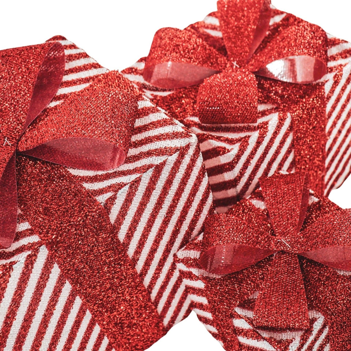 Cadeau de Noël à LED - S3 - Polystyrène - Rouge/Blanc-15/20/25cm