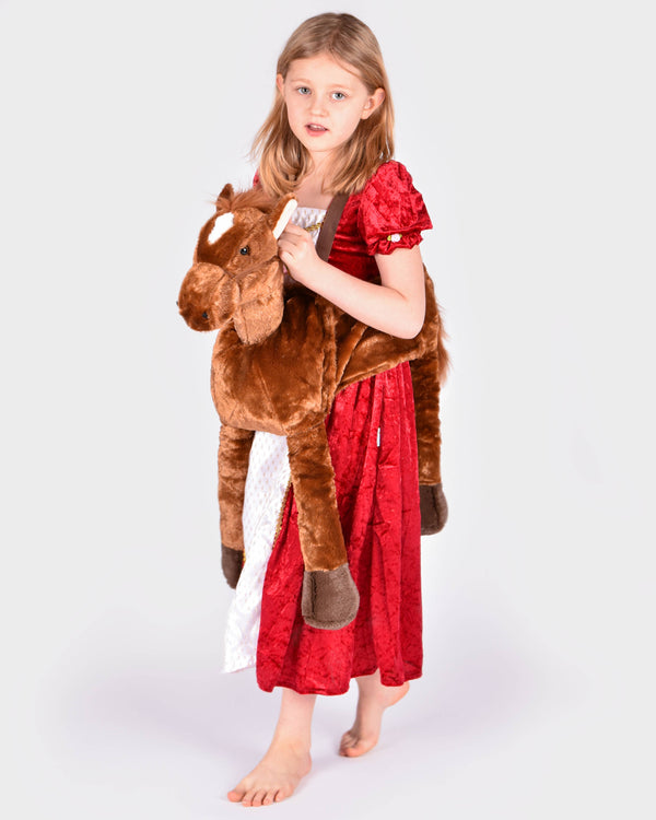 Costume cheval à chevaucher taille unique 80 x 80 cm